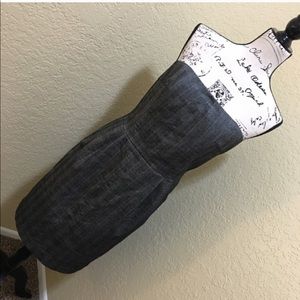 Express strapless dress